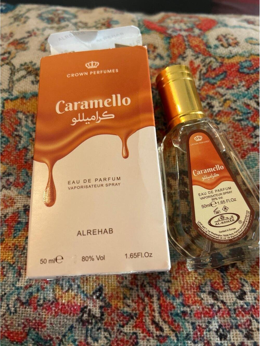 Caramello eau de parfum smells amazing alrehab 50ml